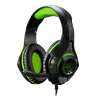 fone de ouvido headset gamer warrior rama p2 led verde ph299 2368