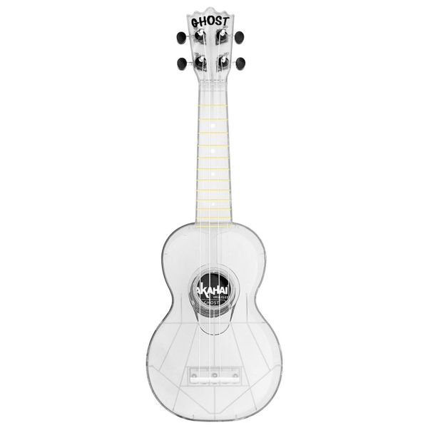 Ukulele Akahai Ghost Soprano com capa Ukulele Akahai Ghost Soprano com capa