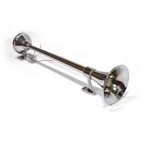 buzina eletropneumatica maritima 24v metal ab305 74cm com kit de instalacao 713
