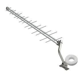 antena digital externa log 28 elementos uhf hdtv com cabo sl 2800k brasforma 710
