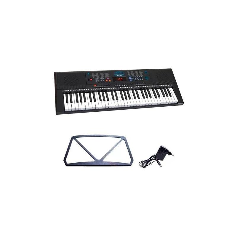 Teclado Iniciante Yamaha PSR-E473 61 Teclas Suporte Partitura