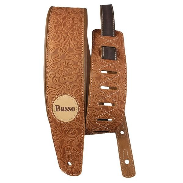 Correia Estofada Larga para violão, Guitarra e Contrabaixo Basso Correia Estofada Larga para violão, Guitarra e Contrabaixo Basso