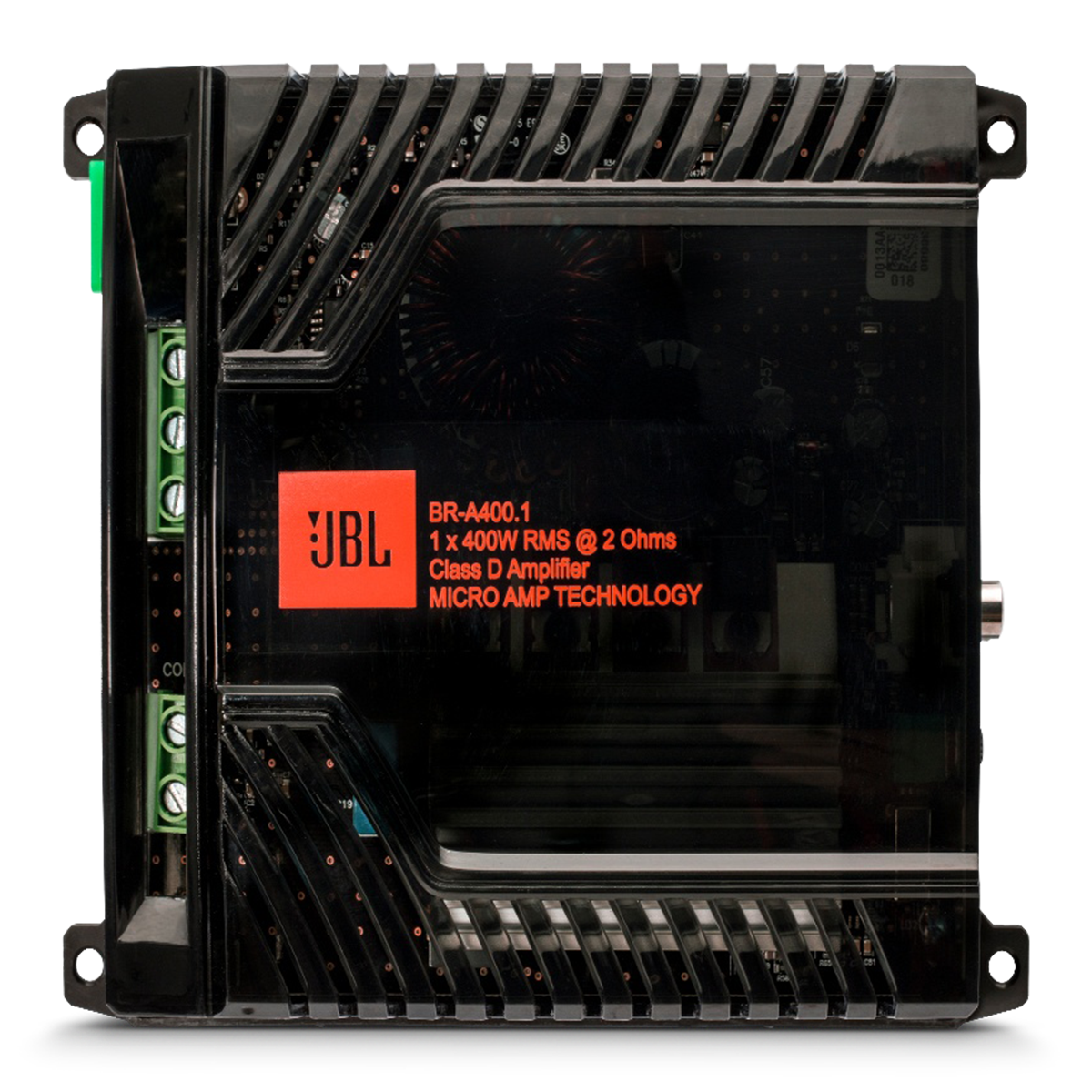 Módulo Amplificador Digital JBL BR-A 400.1 400W RMS 1 Canal 2 Ohms RCA ...