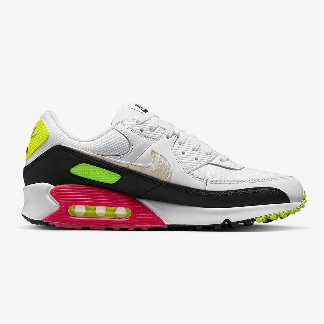 Air max 1 trainers best sale white black volt rush pink