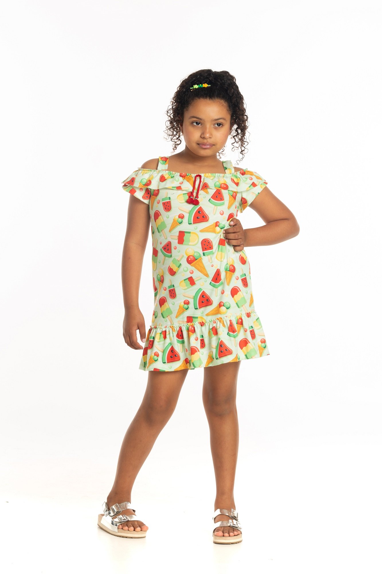 Vestido infantil hot sale ciganinha