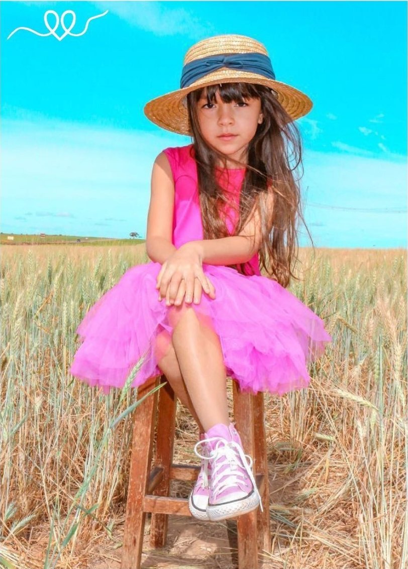 Vestido Tutu Love Candy Pink Vestido Tutu Love Candy Pink
