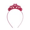 tiara de coroa pink glitter