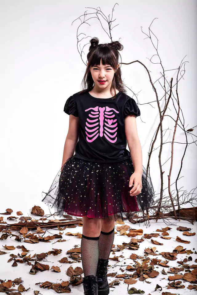 Fantasia Halloween Feminina Infantil