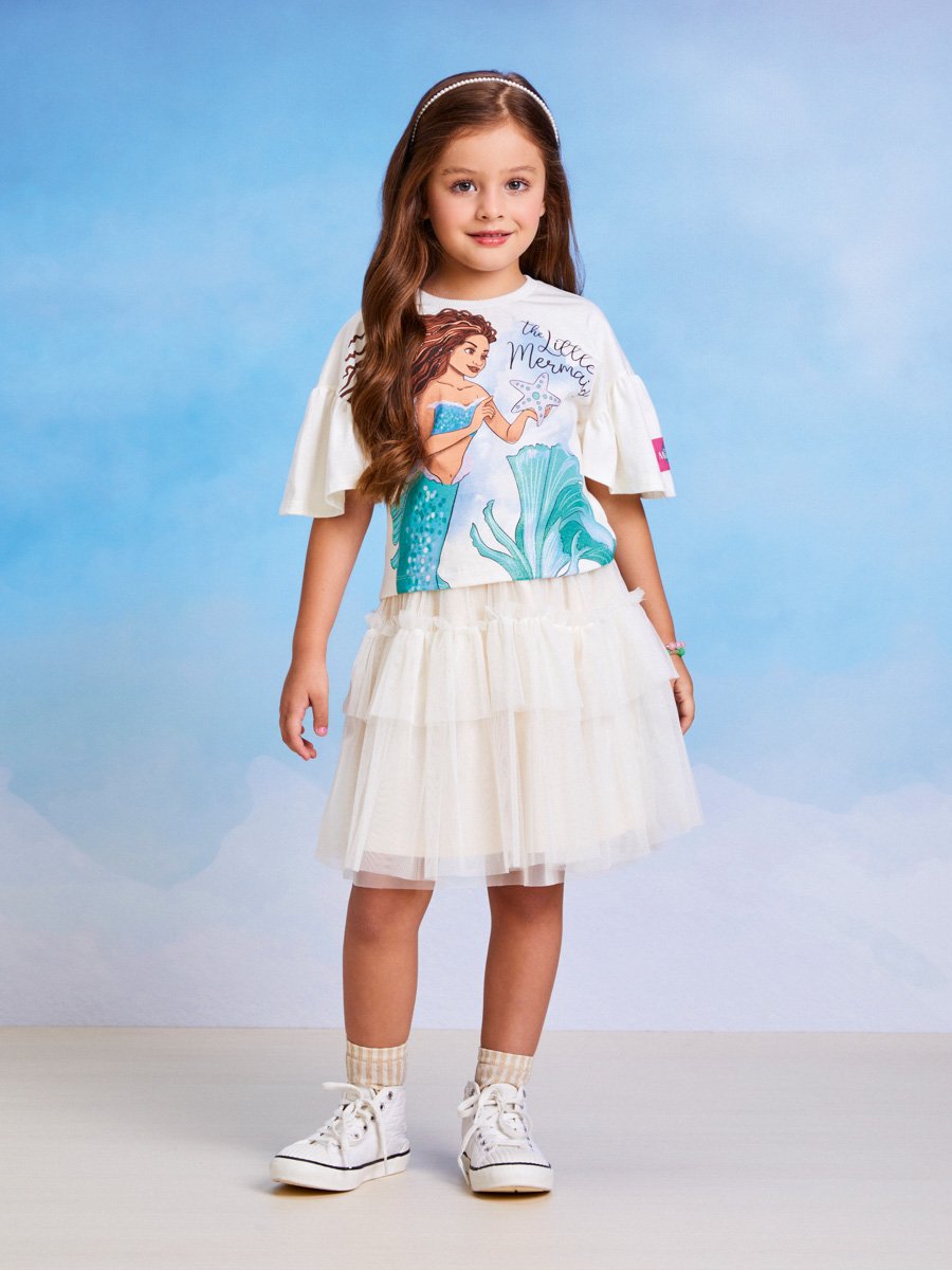 Conjunto Infantil Estampa Princesa Moana Disney