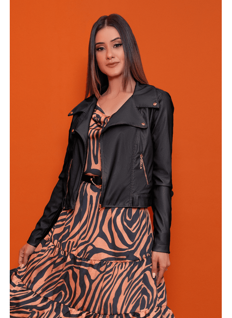 Guess jaqueta de best sale couro