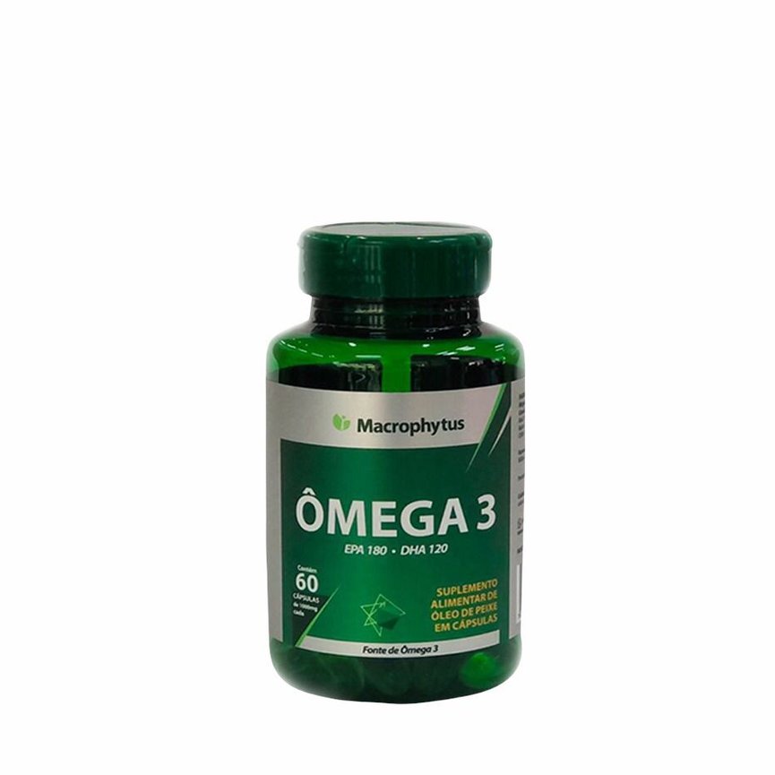 Ômega 3 1000mg 120 Cápsulas 1g Macrophytus Ômega 3 1000mg 120 Cápsulas 1g Macrophytus