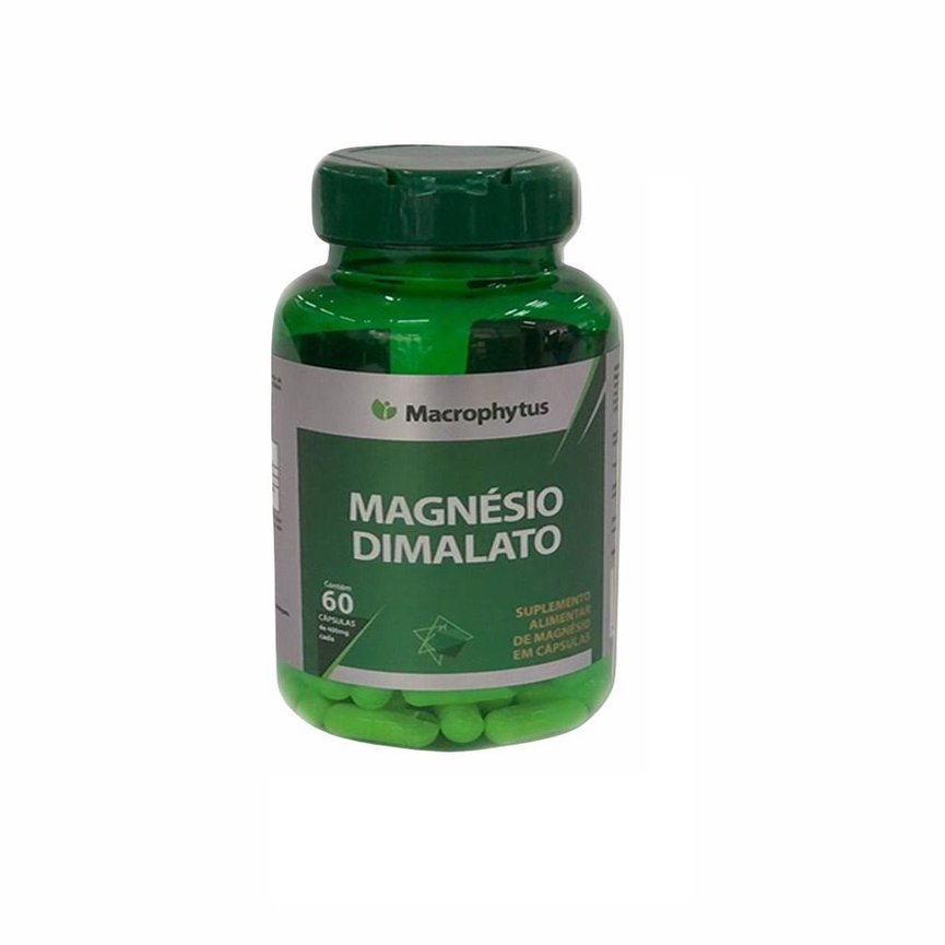 Magnésio Dimalato 400mg 60 Cápsulas Macrophytus Magnésio Dimalato 400mg 60 Cápsulas Macrophytus