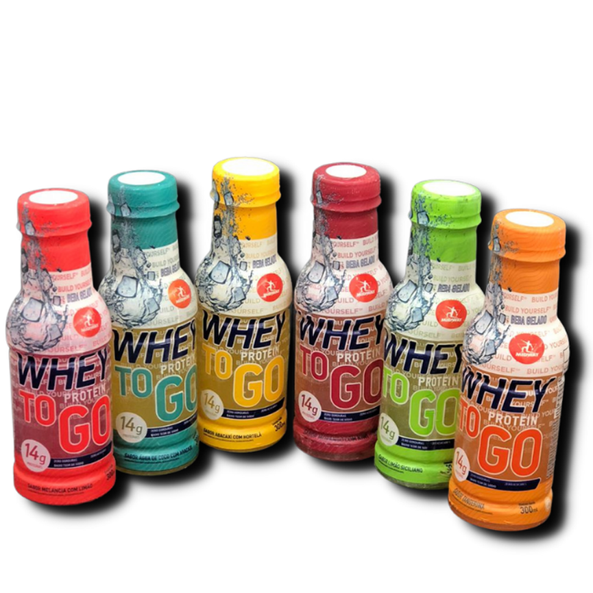Whey To Go Midway - Combo com 9 unidades - Doses unitárias Whey To Go Midway - Combo com 9 unidades - Doses unitárias