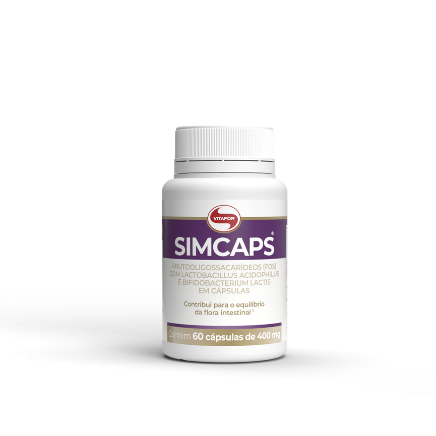 Simcaps Probióticos 30 Cápsulas de 400mg Vitafor Simcaps Probióticos 30 Cápsulas de 400mg Vitafor
