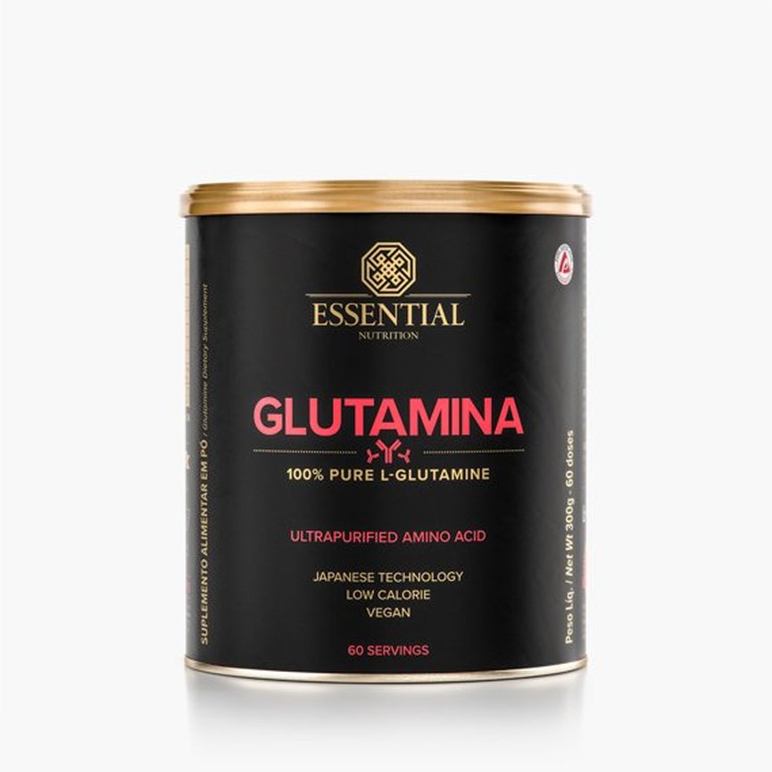 Glutamina 100% Pura 300g Essential Nutrition Glutamina 100% Pura 300g Essential Nutrition