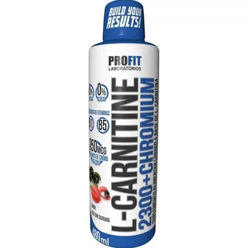 L-Carnitine 480ml Carnitina Líquida 2300 + Chromium Profit L-Carnitine 480ml Carnitina Líquida 2300 + Chromium Profit