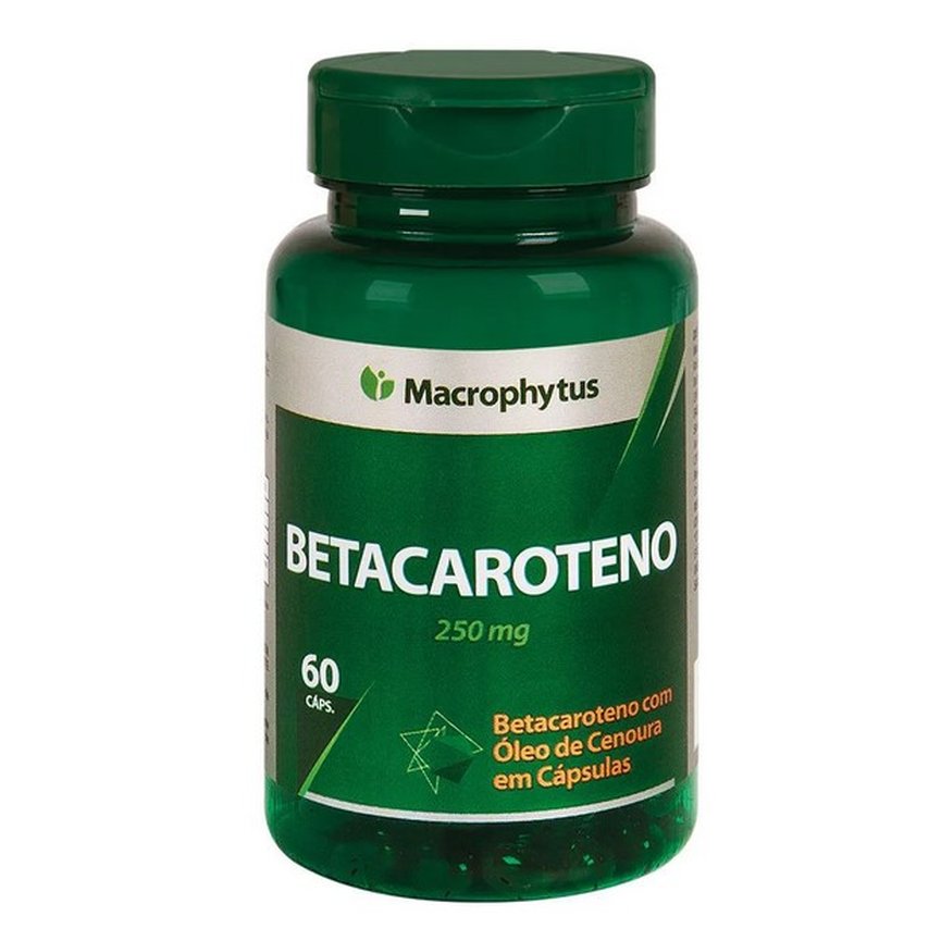 Betacaroteno 60 Cápsulas 250mg Macrophytus Betacaroteno 60 Cápsulas 250mg Macrophytus
