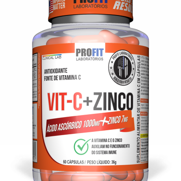 vitamina c zinco profit nossa forma