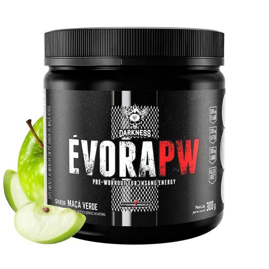 Pré Treino Évora PW Maçã Verde 300g Integralmédica Pré Treino Évora PW Maçã Verde 300g Integralmédica