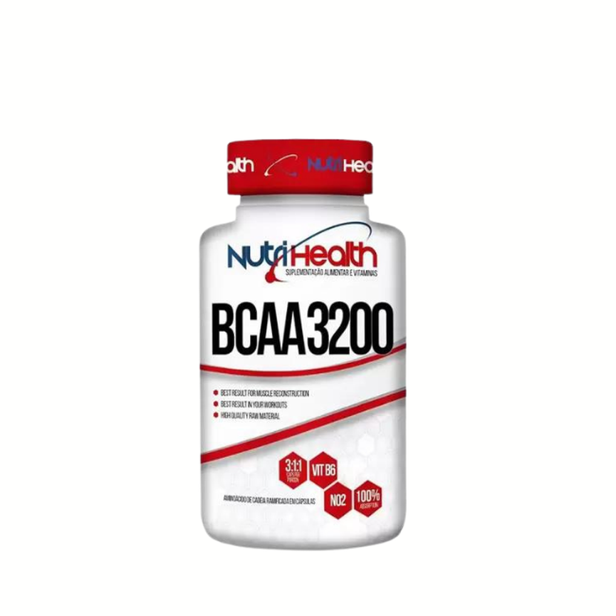 Bcaa 3200 Nutri Health 60 Capsúlas Bcaa 3200 Nutri Health 60 Capsúlas