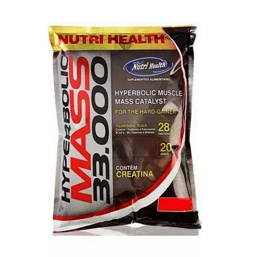 Hyperbolic Mass 33000 Hipercalórico Nutri Health 1,4Kg Hyperbolic Mass 33000 Hipercalórico Nutri Health 1,4Kg