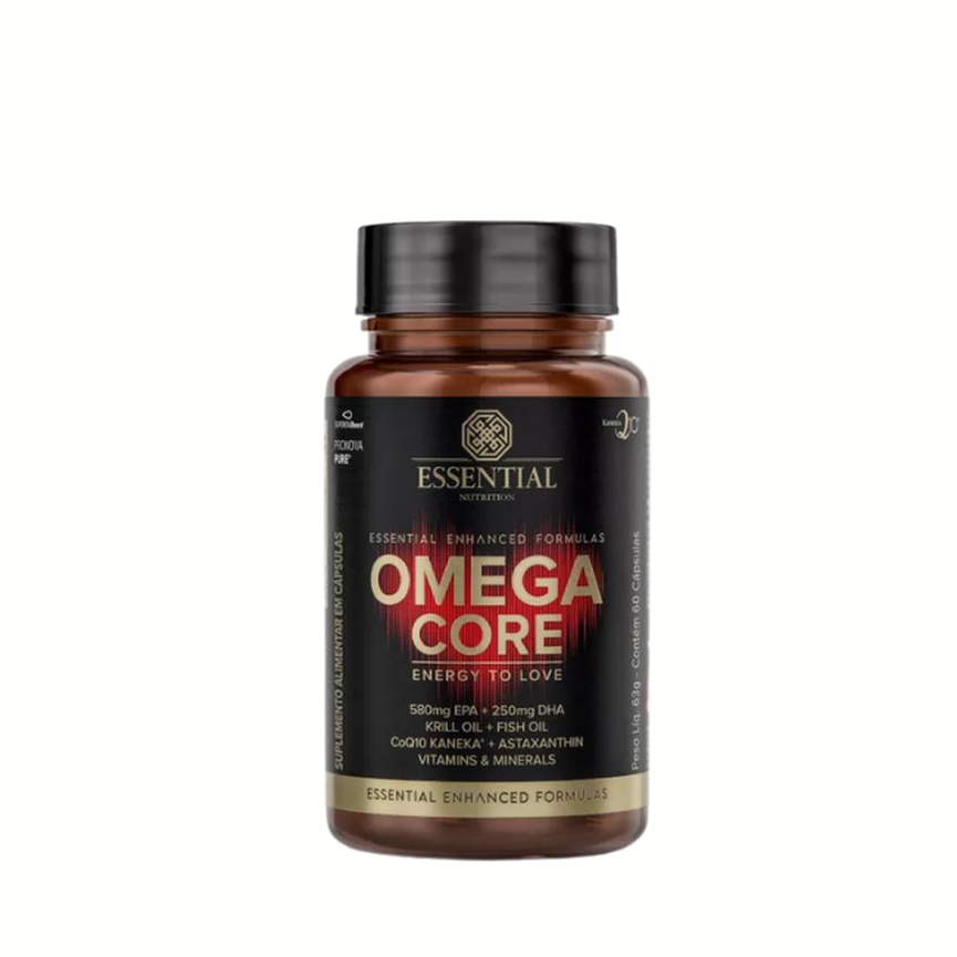Omega Core 60 Cáps 580mg EPA + 250mg DHA Essential Nutrition Omega Core 60 Cáps 580mg EPA + 250mg DHA Essential Nutrition