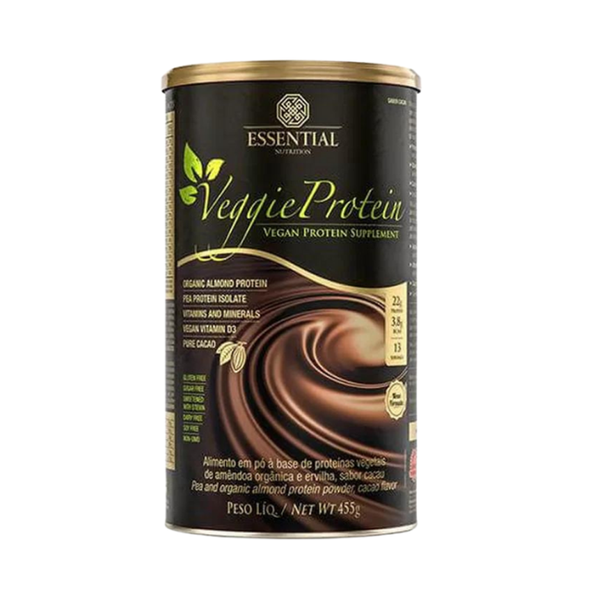 Veggie Protein Cacao 455g Vegana Essential Nutrition Veggie Protein Cacao 455g Vegana Essential Nutrition