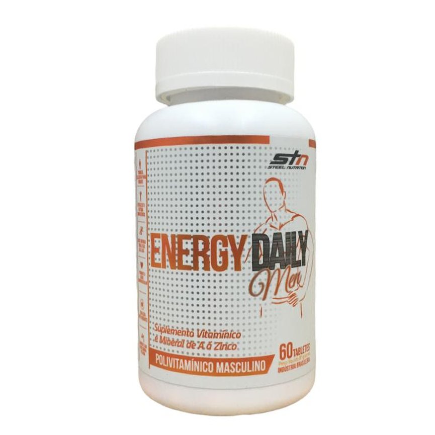 Multivitamínico Energy Daily Men 60 Tabletes STN Multivitamínico Energy Daily Men 60 Tabletes STN