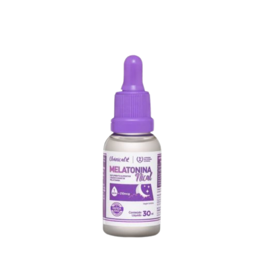 Melatonina Líquida Nical em Gotas Chanical 30ml Melatonina Líquida Nical em Gotas Chanical 30ml