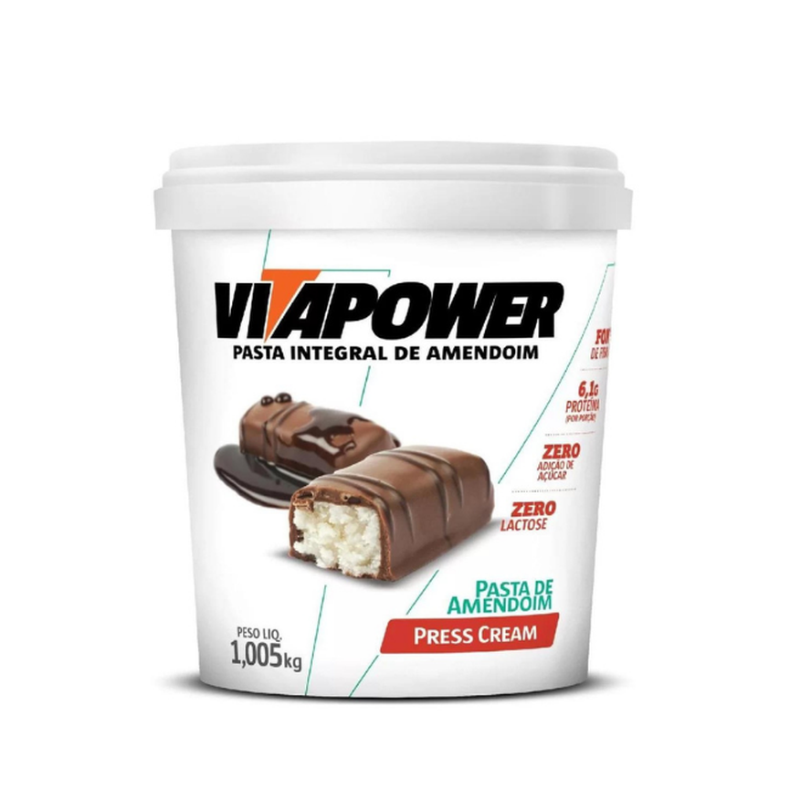 Pasta de Amendoim 1,005Kg Vitapower Press Cream Pasta de Amendoim 1,005Kg Vitapower Press Cream