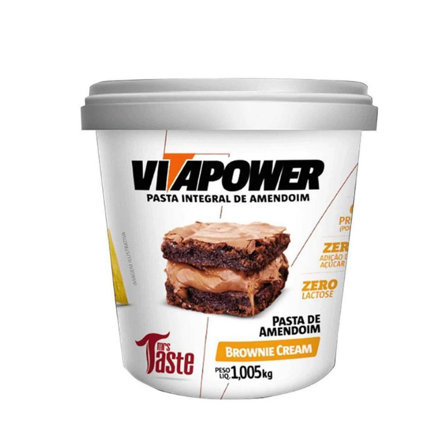 Pasta de Amendoim 1,005Kg Vitapower Brownie Cream Pasta de Amendoim 1,005Kg Vitapower Brownie Cream