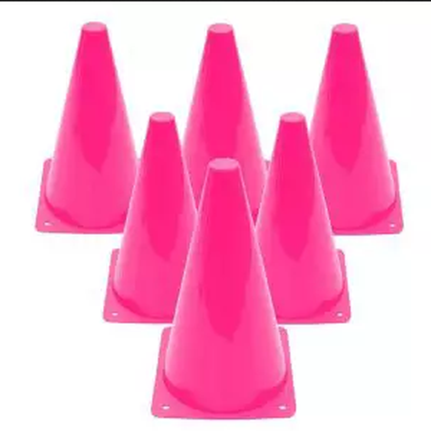 Kit 6 Mini Cones de Agilidade Demarcatórios 24cm Rope Store Kit 6 Mini Cones de Agilidade Demarcatórios 24cm Rope Store