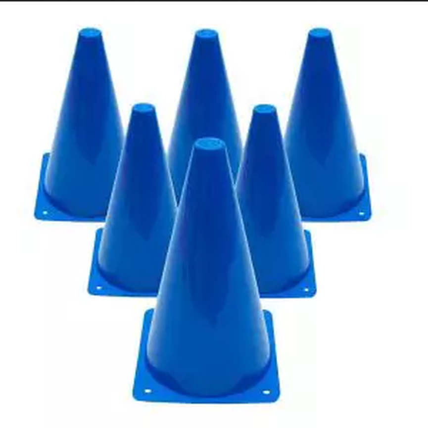 Kit 6 Mini Cones de Agilidade Demarcatórios 24cm Rope Store Kit 6 Mini Cones de Agilidade Demarcatórios 24cm Rope Store