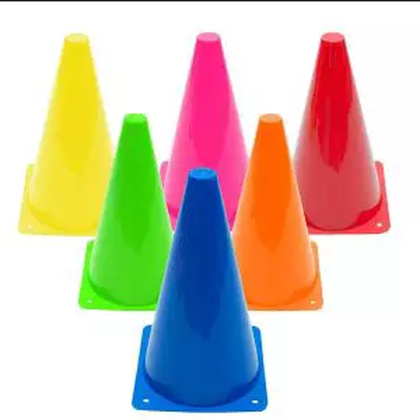 Kit 6 Mini Cones de Agilidade Demarcatórios 24cm Rope Store Kit 6 Mini Cones de Agilidade Demarcatórios 24cm Rope Store