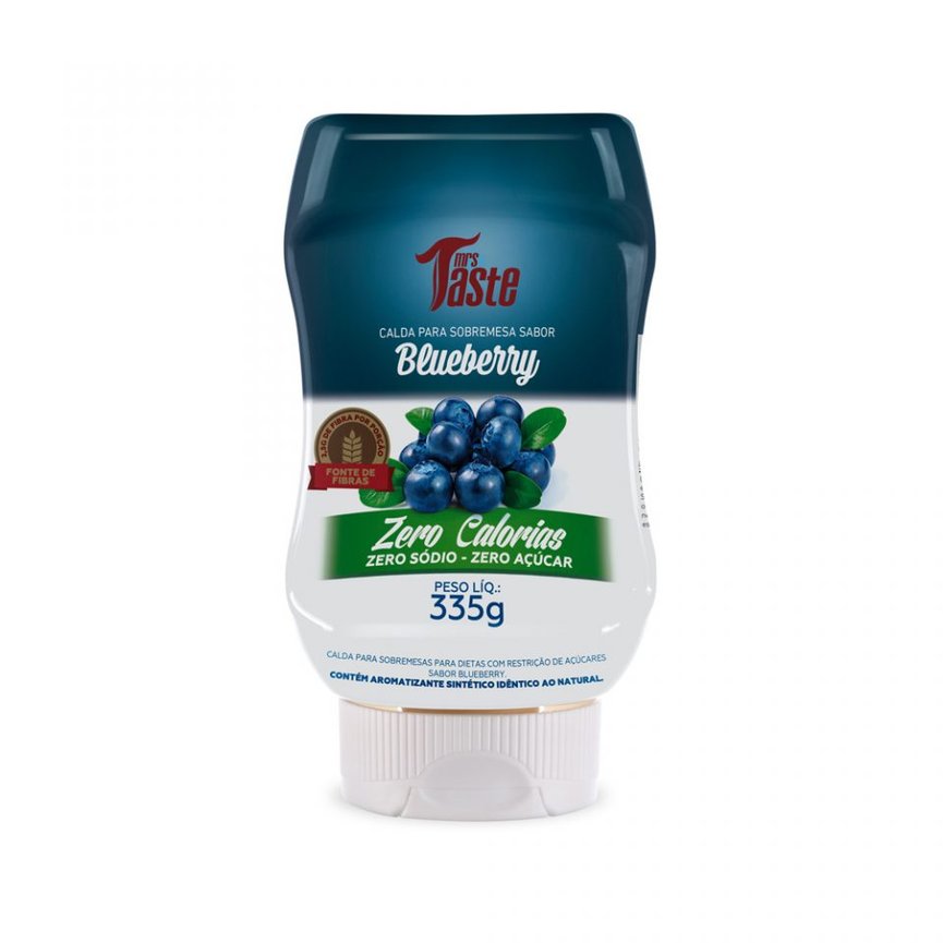 Calda Para Sobremesa Zero Calorias 335g Mrs Taste Calda Para Sobremesa Zero Calorias 335g Mrs Taste