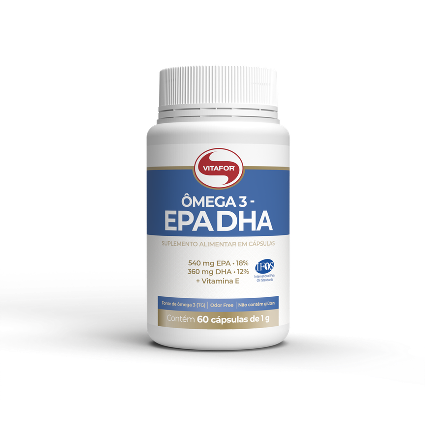 Ômega 3 1g EPA DHA 60 Cápsulas Vitafor Ômega 3 1g EPA DHA 60 Cápsulas Vitafor