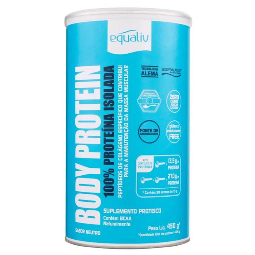 Body Protein Neutro 100% Proteína Isolada 450g Body Protein Neutro 100% Proteína Isolada 450g