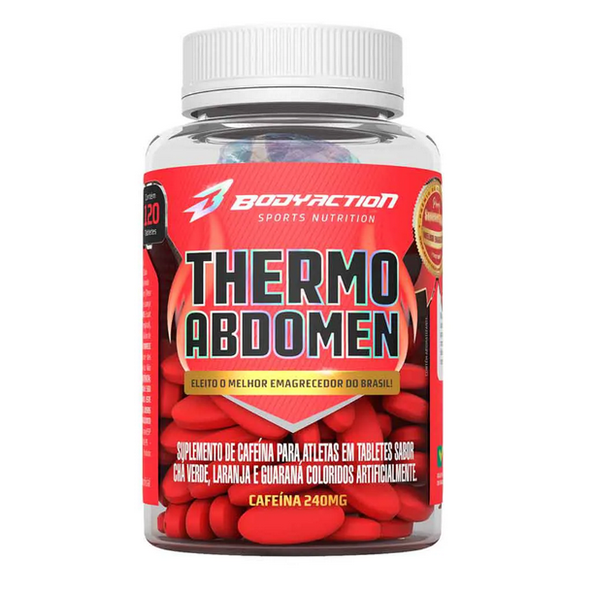 Thermo Abdomen Emagrecedor 120 Tabletes Body Action Thermo Abdomen Emagrecedor 120 Tabletes Body Action