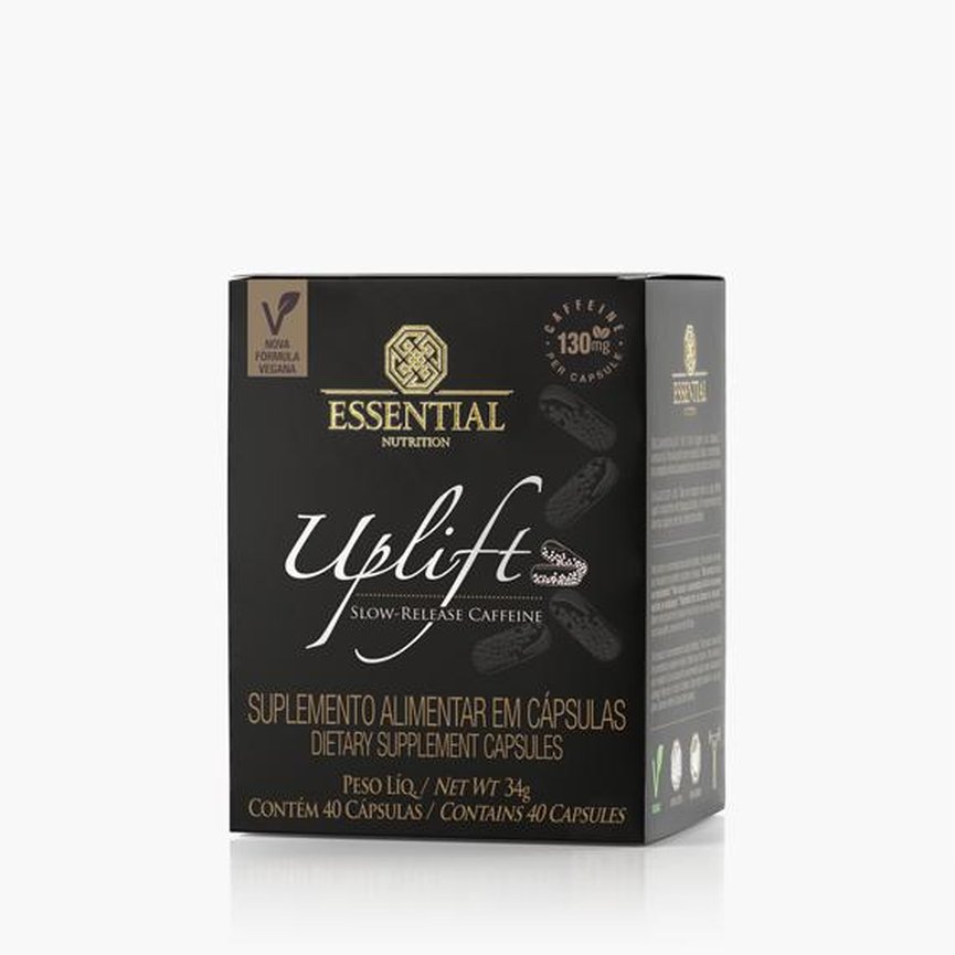 Uplift Termogênico Cafeína 40 Cápsulas Essential Nutrition Uplift Termogênico Cafeína 40 Cápsulas Essential Nutrition
