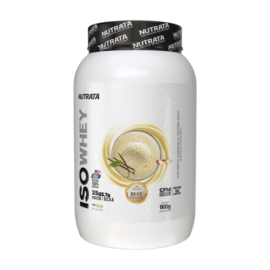 Iso Whey Pure Isolado 900g Nutrata Iso Whey Pure Isolado 900g Nutrata