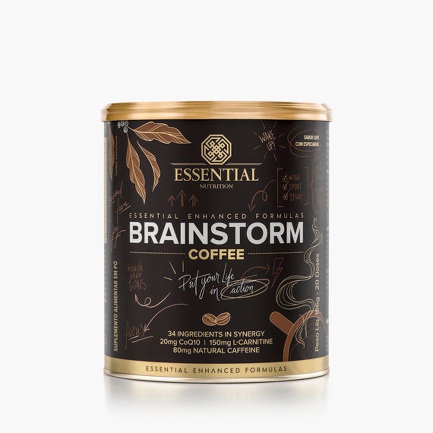 Brainstorm Coffee 186g Café Essential Nutrition Brainstorm Coffee 186g Café Essential Nutrition