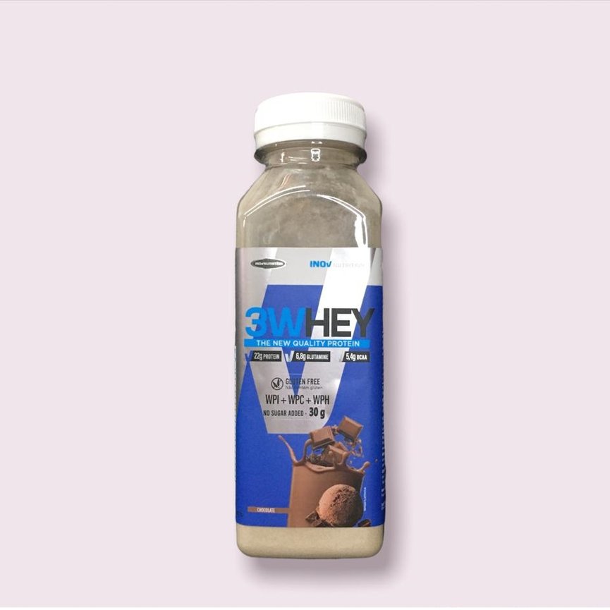 Whey Protein 3W 30g Dose Única Garrafa Inov Nutrition Whey Protein 3W 30g Dose Única Garrafa Inov Nutrition