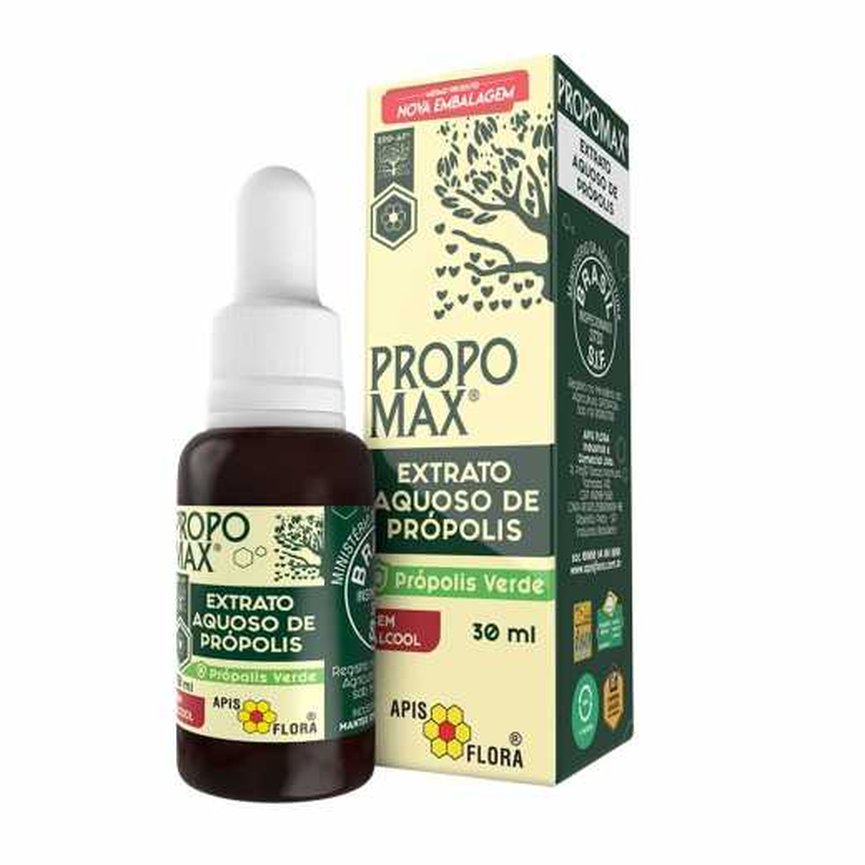 Propomax Extrato Aquoso de Própolis Verde 30ml Propomax Extrato Aquoso de Própolis Verde 30ml