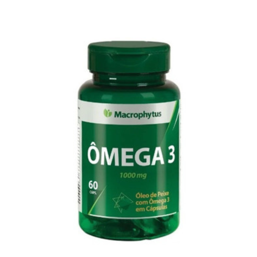 Ômega 3 1000mg 60 Cápsulas 1g Macrophytus Ômega 3 1000mg 60 Cápsulas 1g Macrophytus