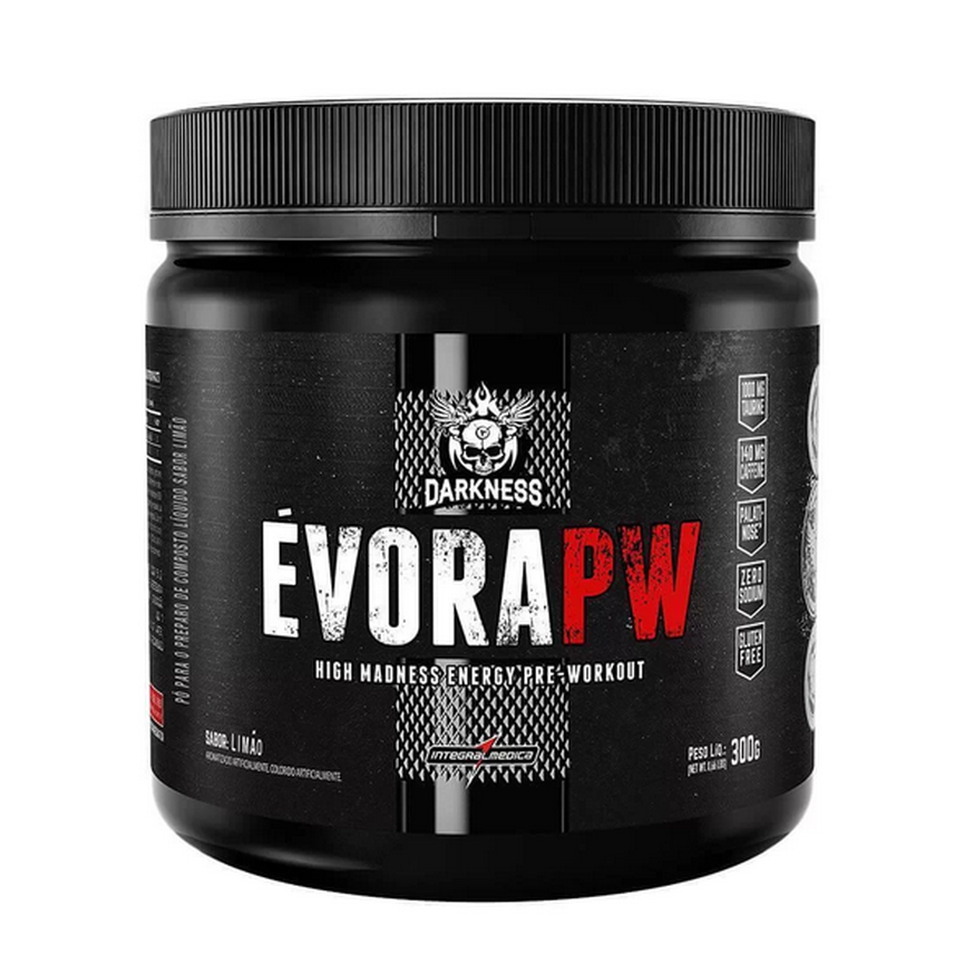 Pré Treino Évora PW Limão 300g Integralmédica Pré Treino Évora PW Limão 300g Integralmédica