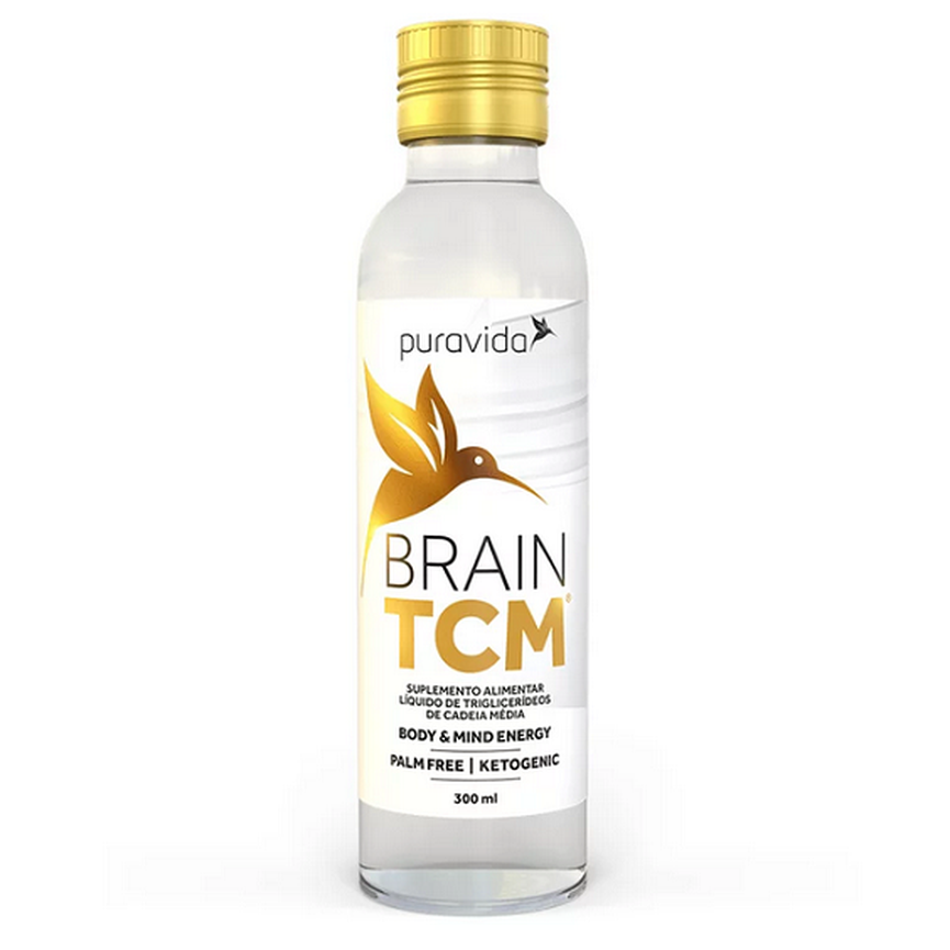 Brain TCM 300ml Óleo de Coco Concentrado Pura Vida Brain TCM 300ml Óleo de Coco Concentrado Pura Vida