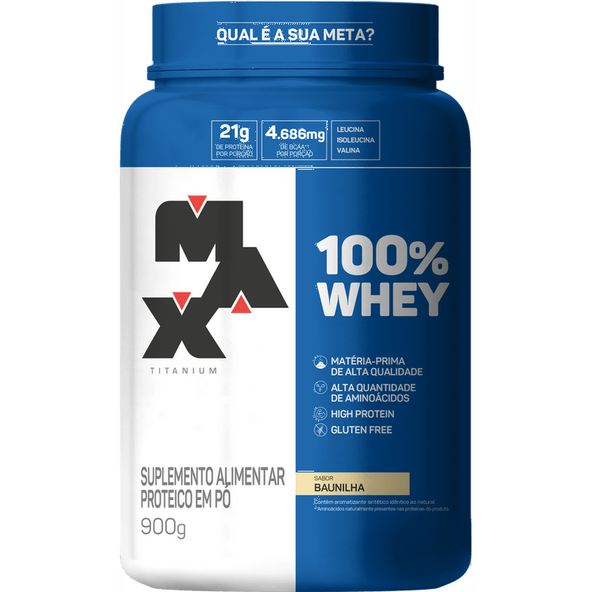 100% Whey 900g Max Titanium 100% Whey 900g Max Titanium