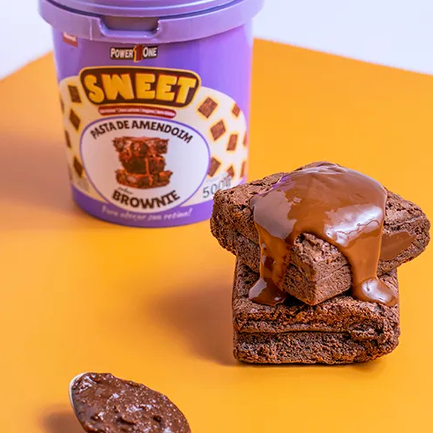 Pasta De Amendoim 1kg - Vitapower - Brownie Cream - Brownie