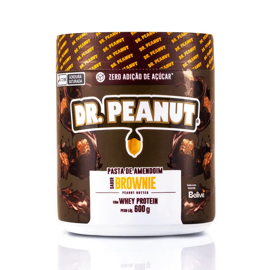 Pasta de Amendoim Dr Peanut Brownie 600g