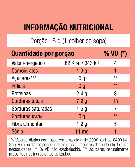 tabela nutricional creme de amendoim brigadeiro 300g dr peanut turma da monica nossa forma suplementos